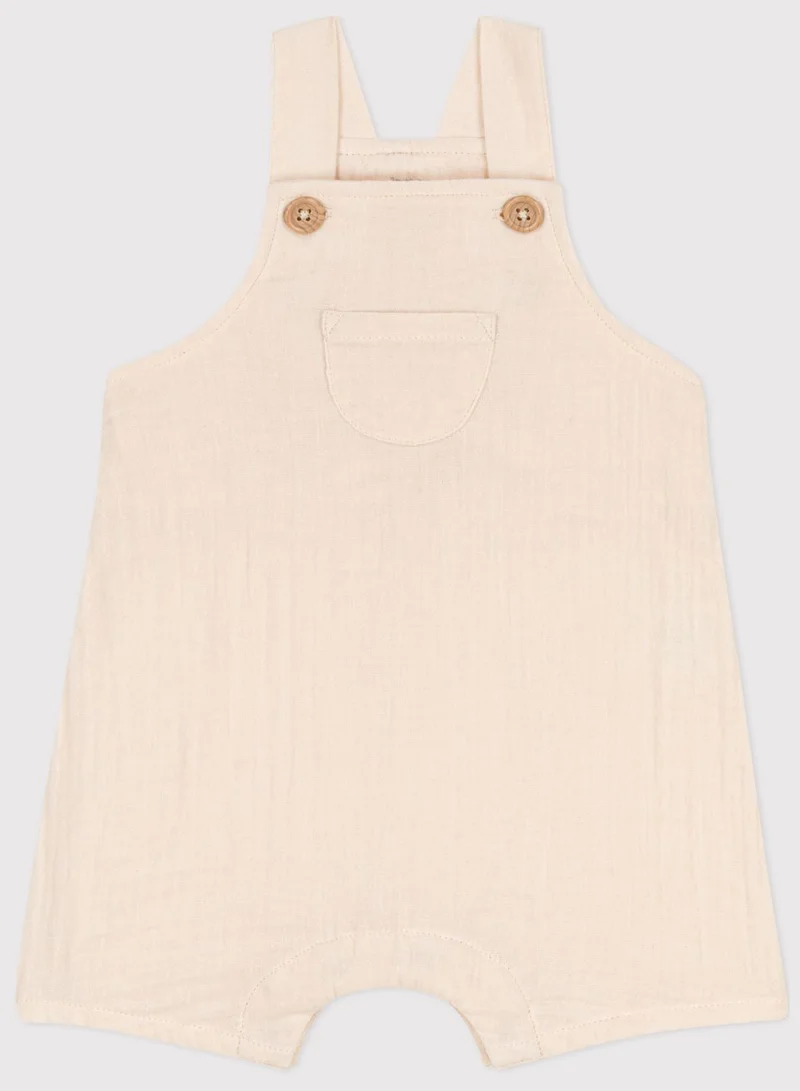 Petit Bateau Kids Gauze Dungaree Shorts