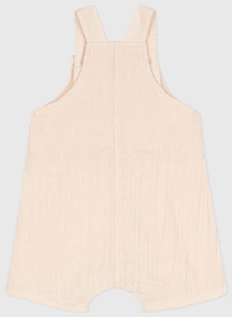 Petit Bateau Kids Gauze Dungaree Shorts