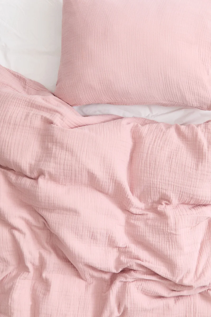 اتش اند ام طقم غطاء لحاف من القطن