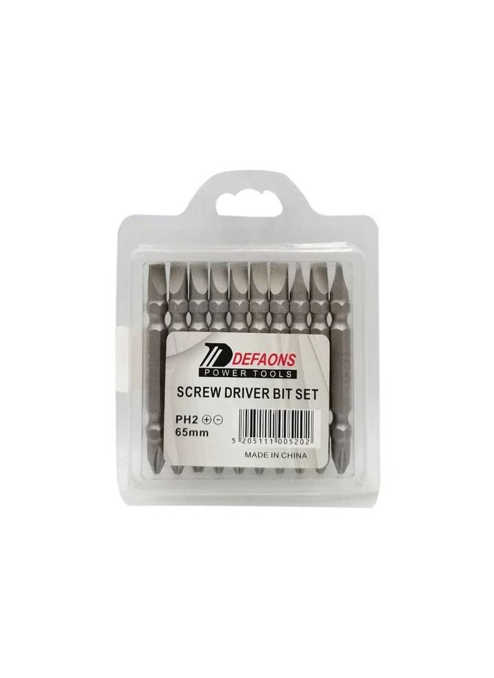 Screwdriver Bit Set Drill Bit 10 Pcs Set PH2 65mm  Defaons - pzsku/ZCE1BCB064D3B4EE22BB2Z/45/_/1691136247/ee2da6b4-cfe8-4c97-824f-5ecbfea7e404