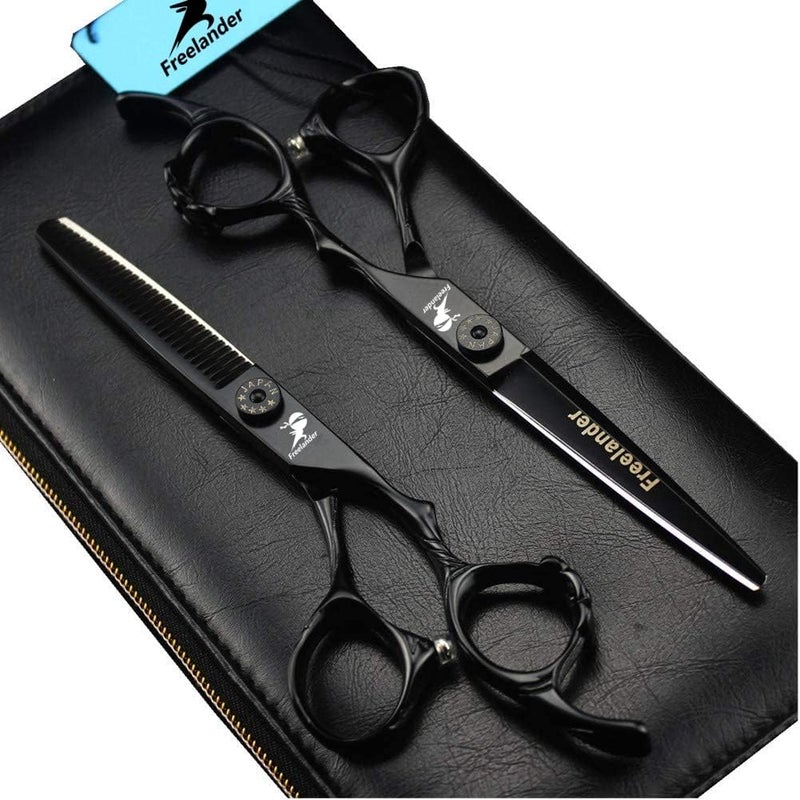 ROCOCO 15cm Professional Japan 440C Hair Cutting Shears - Salon Hair Blending/Thinning/Texturizing Scissor for Barber or Home Use - Image 1