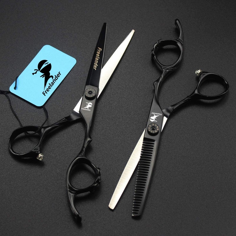 ROCOCO 15cm Professional Japan 440C Hair Cutting Shears - Salon Hair Blending/Thinning/Texturizing Scissor for Barber or Home Use - Image 4