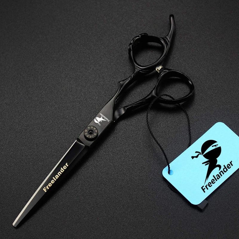 ROCOCO 15cm Professional Japan 440C Hair Cutting Shears - Salon Hair Blending/Thinning/Texturizing Scissor for Barber or Home Use - Image 2