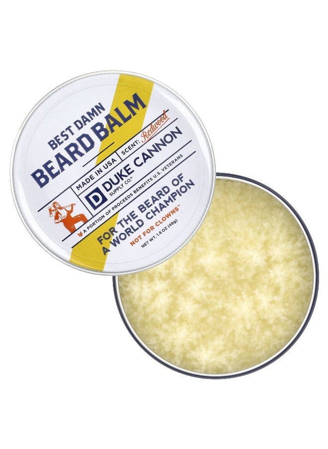 Duke Cannon Supply Co. Duke Cannon Supply Co., Best Damn Beard Balm, Redwood, 1.6 oz (48 g)  - Image 4