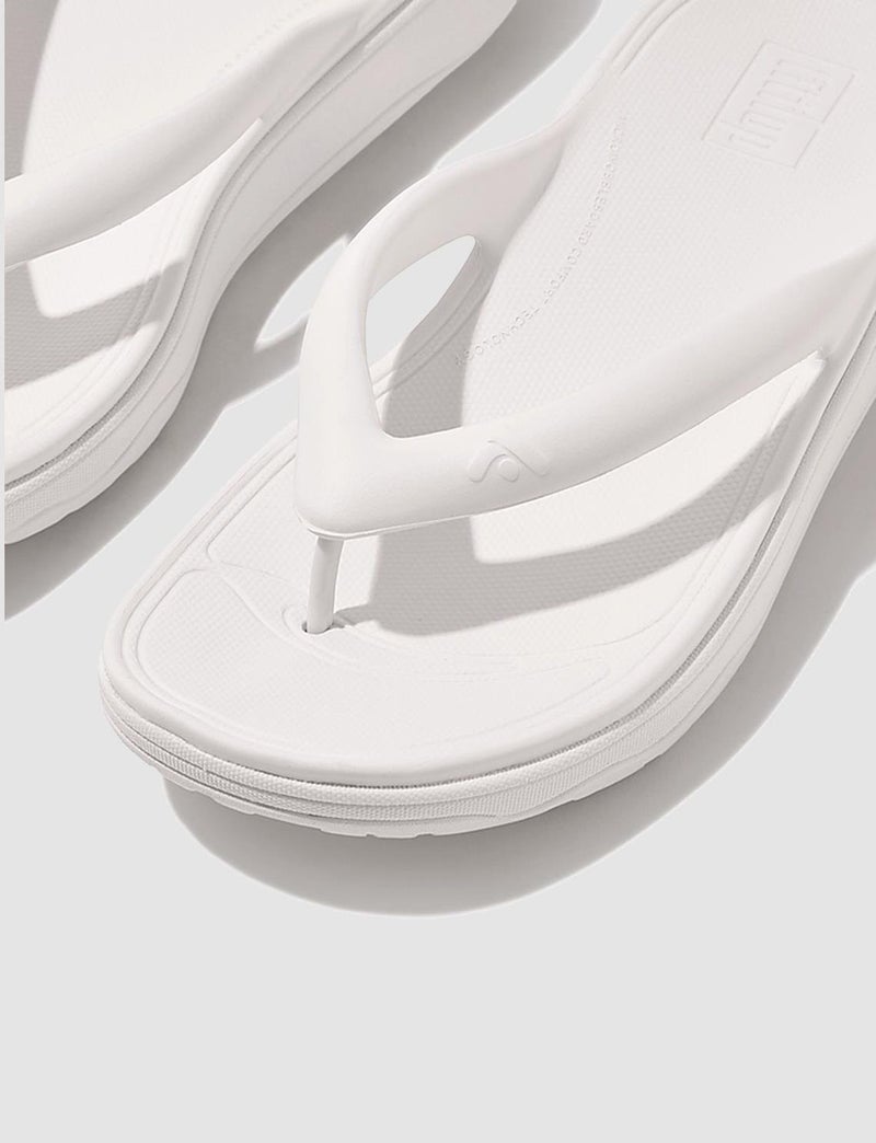 FitFlop Relıeff Recovery Hf4 White Women's Flip Flops - Image 4