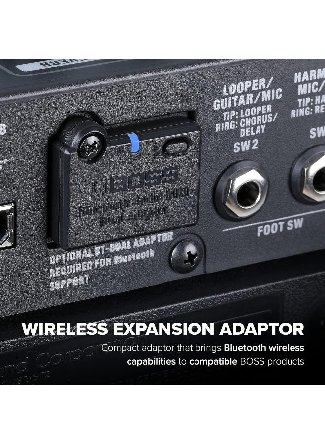 BOSS بوس BT-DUAL | محول صوت MIDI مزدوج بلوتوث | يجلب قدرات صوت بلوتوث و MIDI إلى كاتانا جين 3، ME-90 ومنتجات بوس ورولاند الأخرى المتوافقة | جودة بوس موثوقة - Image 2