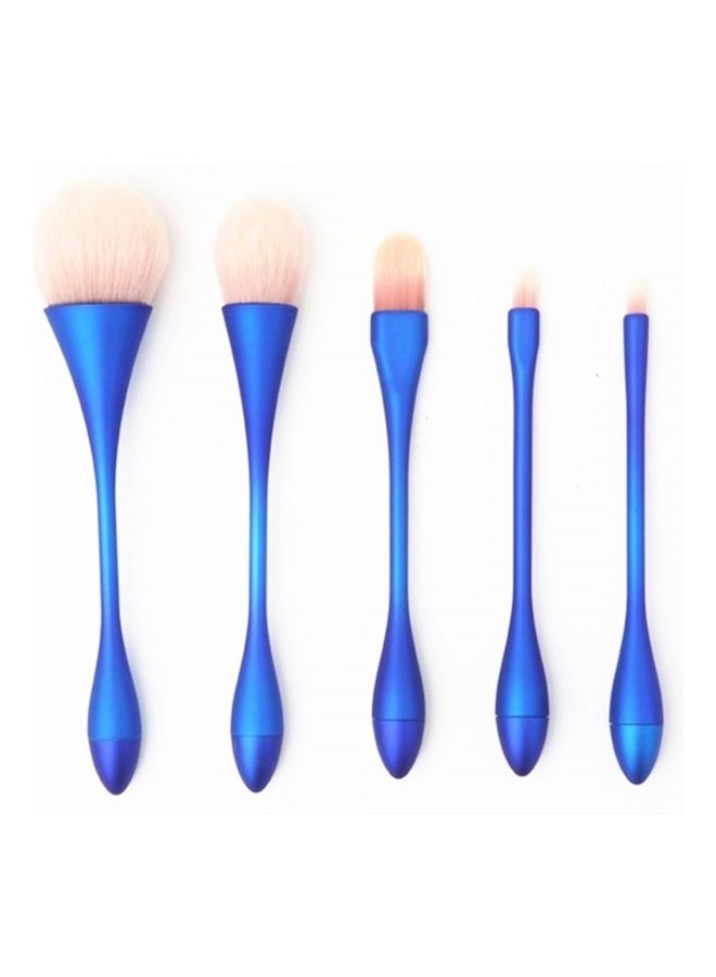 NIBEMINENT 5-Piece Synthetic Waist Makeup Kit Black