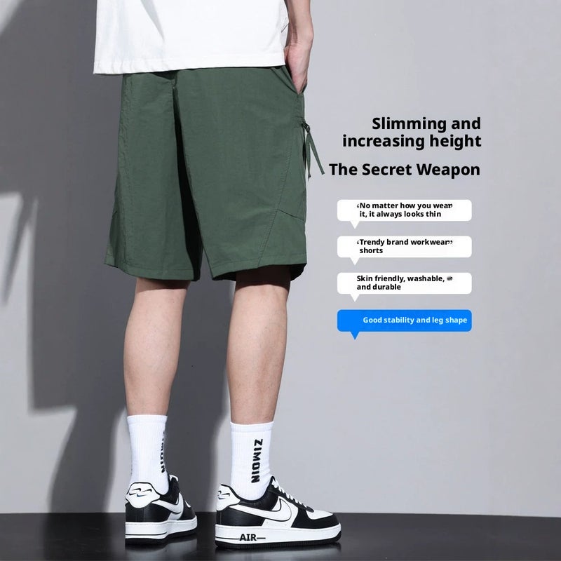 Men's Cargo Shorts Summer Thin Loose Breathable - Image 2