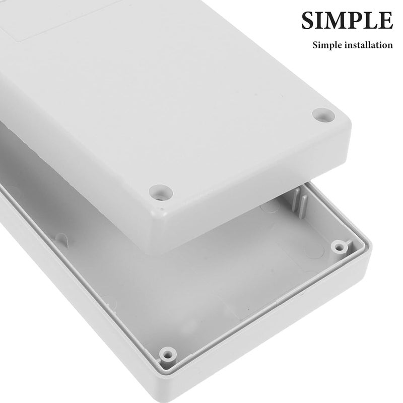 2Pcs High Strength Shockproof Plastic Electrical Project Box Dustproof Junction Enclosure - Image 4