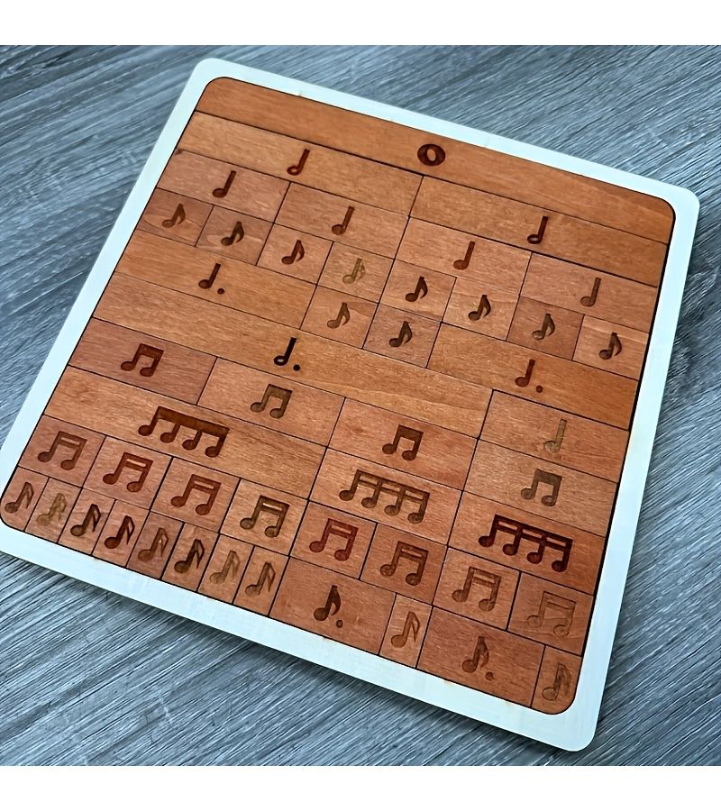 Wooden Musical Note Combination Board Teaching Demonstration Gift - Image 4