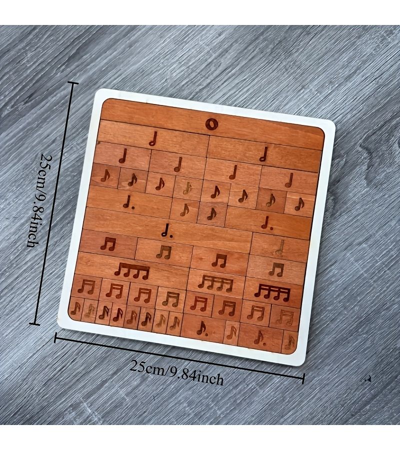 Wooden Musical Note Combination Board Teaching Demonstration Gift - Image 2