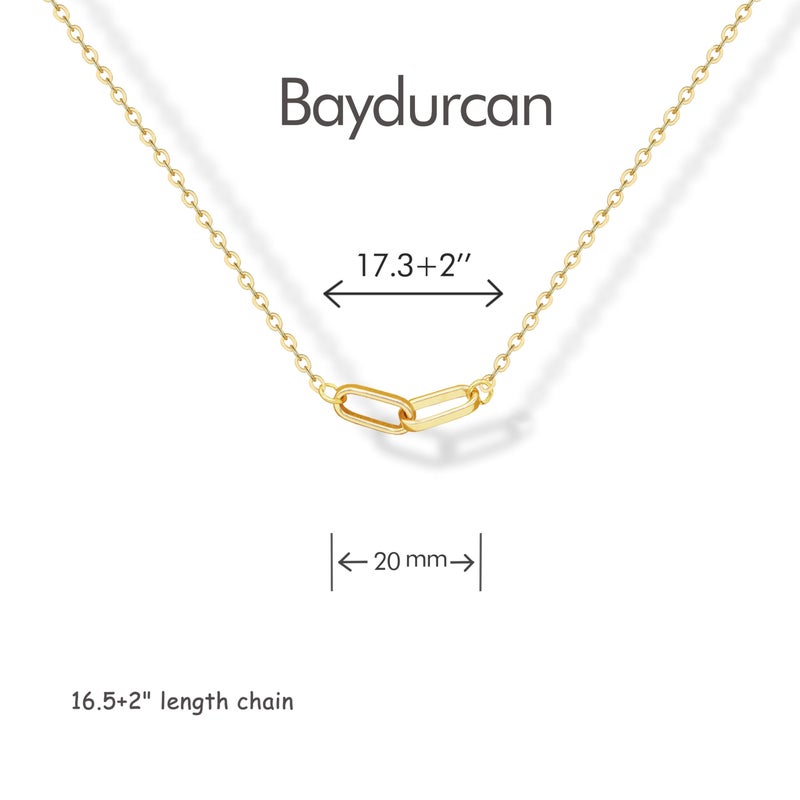 Baydurcan Friendship Necklace BFF Gifts for Best Friend Circle Knot Necklace (Friend-circle) - Image 2