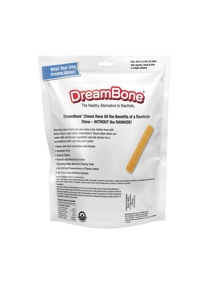 DreamBone ChurroStyle Dog Sticks, Treat Your Dog To A Chew Made With Real Chicken 14 Count (Pack Of 1) - Image 2