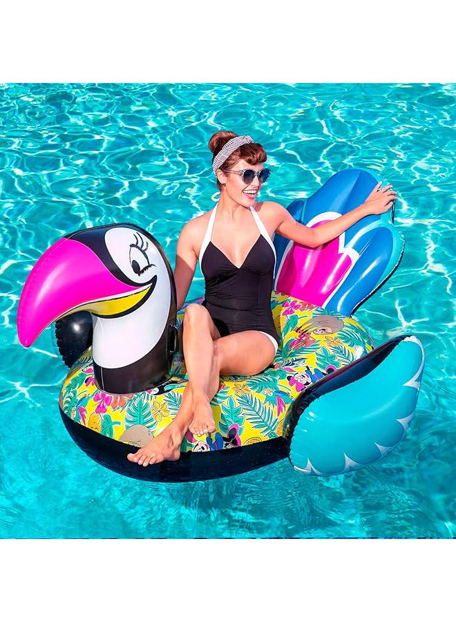 بست واي لعبة ركوب طائر الطوقان بتصميم رسوميات ميني ماوس، بطول 207 سم وعرض 150 سم - Image 5