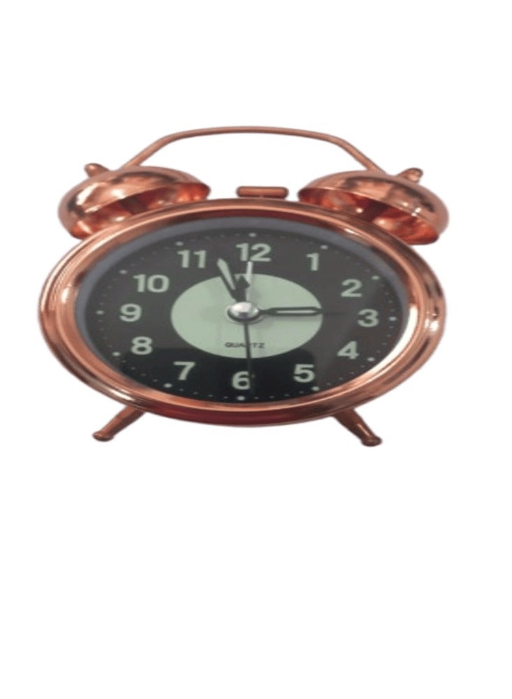 eBasket Small Alarm Clock Cute Desk Decor, Special Gift, Bedroom Decor, Classic Design (Oxday Color) - Image 2