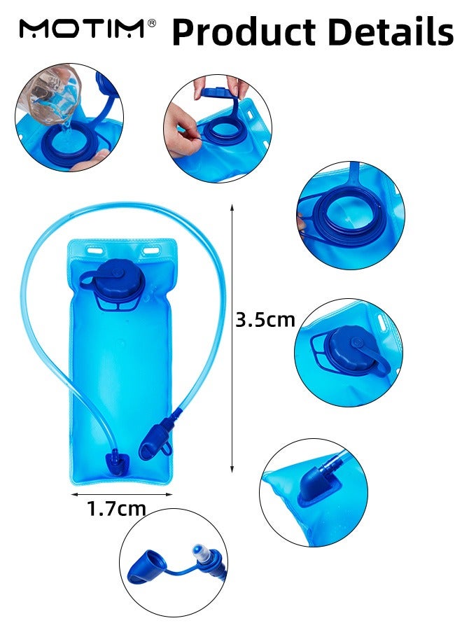 Motim Running Hydration Vest Backpack with 2L Water Bladder/Soft Flask, Lightweight Insulated Pack, Waterproof Backpack Daypack Hiking Bag for Running Cycling Travel - Image 5