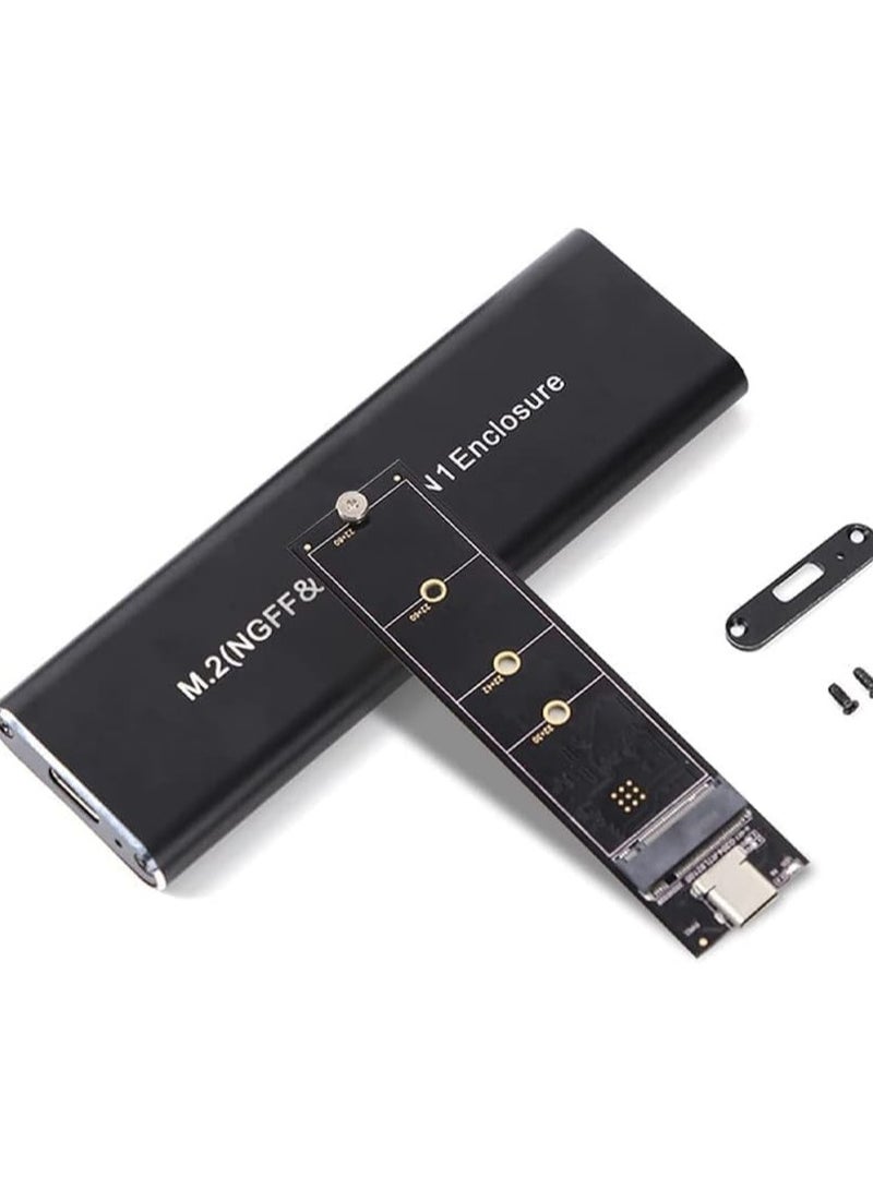 علبة محرك الأقراص الصلبة الخارجية SSD M2 PCI-E، محول M2 M-Key SSD إلى USB-C (M2 إلى NVMe) - Image 1