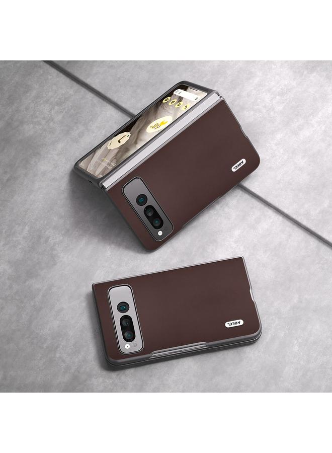 اس-توب جراب هاتف Google Pixel Fold القابل للطي من ABEEL، مصنوع من الجلد الطبيعي من سلسلة Xiaoya - Image 3