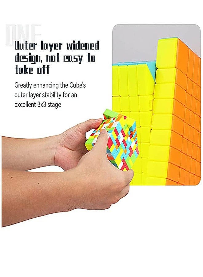 LiangCuber QY Speed Cube 9x9 Stickerless 75MM 9x9x9 Puzzle Cube Magic(2021 Version) - Image 4