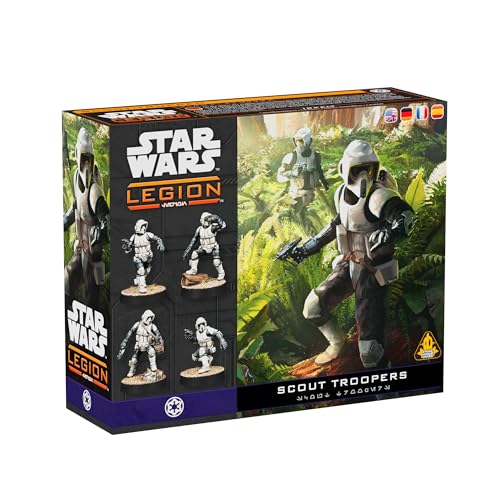 Asmodee Star Wars Legion Scout Troopers Unit Expansion  Tabletop Miniatures Game Strategy Game for Kids and Adults Ages 14 2 Players 90 Min Playtime Made by Atomic Mass Games - Image 1