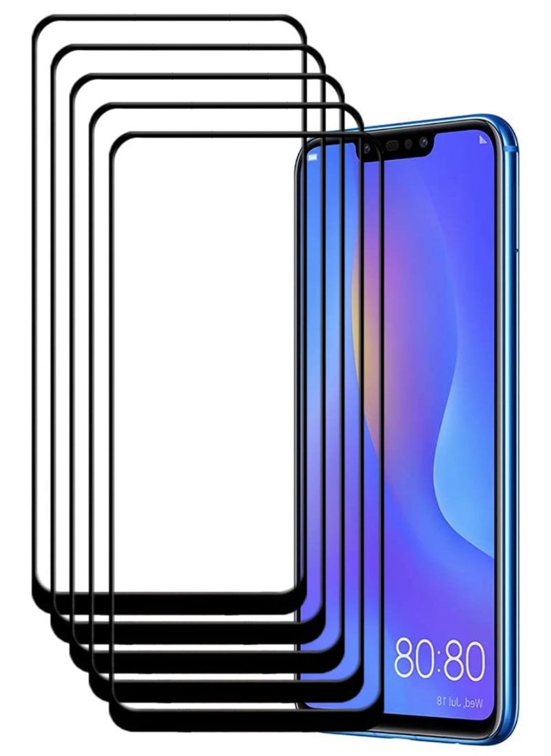 ACLIX 5 Pieces Antistatic ESD Dustproof Premium Quality High Definition Tempered Glass Screen Protector Designed For Huawei nova 3i - Image 1