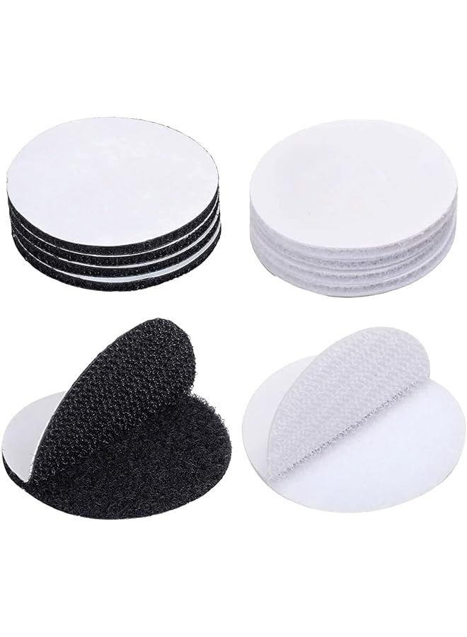 PROMASS 20 Pcs Hook and Loop Tape for Mounting,Double Sided Heavy Duty Poster Tape Outdoor Sticky Tape  - Image 1