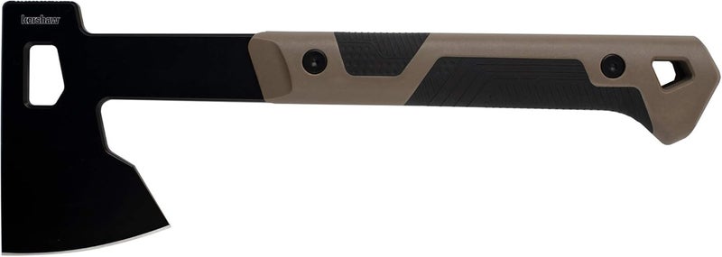 Kershaw Deschutes ”Bearded” Hatchet Camp Ax, Full Tang, Stainless Steel (1075) - Image 1