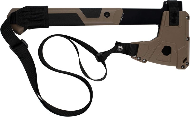 Kershaw Deschutes ”Bearded” Hatchet Camp Ax, Full Tang, Stainless Steel (1075) - Image 2