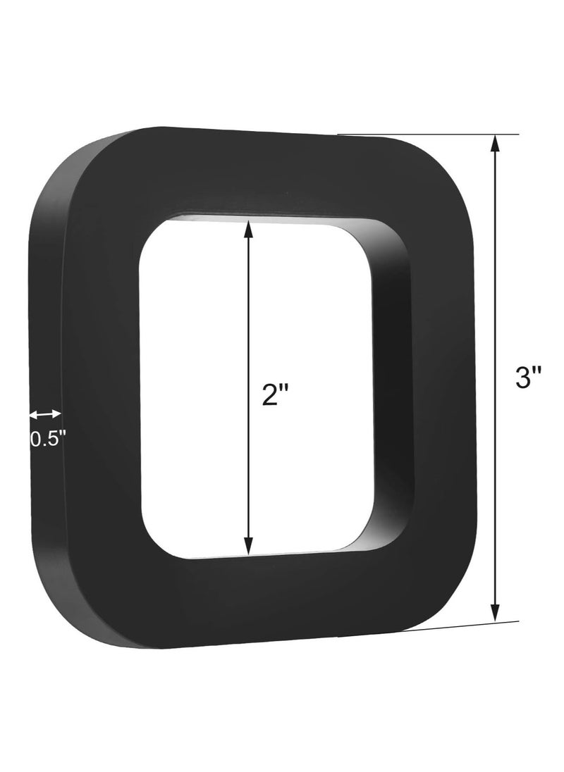 Oasisgalore - 4 Pack 2 Inch Hitch Receiver Silencer Pad Reduces Rattle and Noise, Provide Cushion Between Receivers and Tow Hitches - Image 1