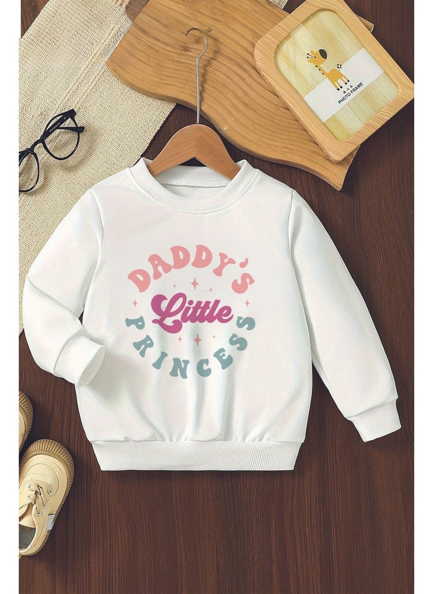 Myada - Special Design Daddy's Little Princess Oversize Kids Sweatshirt 12267 - Image 1