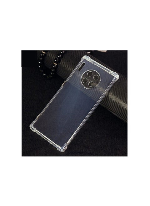 Transparent Case for Huawei Mate 30 with Reinforced Corners, Scratch Resistant, TPU Rubber and Soft Silicone with Camera Protection