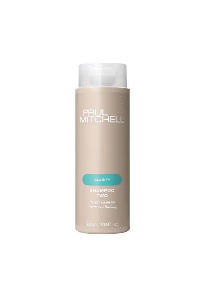 Paul Mitchell Paul Mitchell Shampoo Two, Clarifying, Removes Buildup, For All Hair Types, Especially Oily Hair 10.14 fl. oz. - Packaging may vary  - Image 2