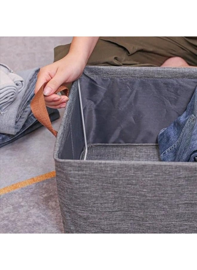 Generic (3 pieces) of foldable Oxford storage box for organizing clothes, towels and furnishings, size 44*30*20 cm (color may vary)  - Image 5