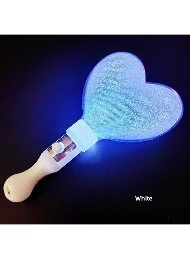 Short Flash Stick Love Stick Five-pointed Star Stick Short Luminous Stick Toy Concert Light Stick Can Be Advertised-Color:(White) Short Love Light Stick - Image 1