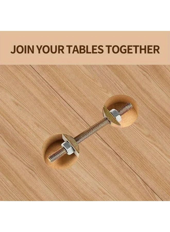 10pcs Heavy Duty Steel Countertop Coupler Hex Nut Furniture Fastening Kit - Image 5