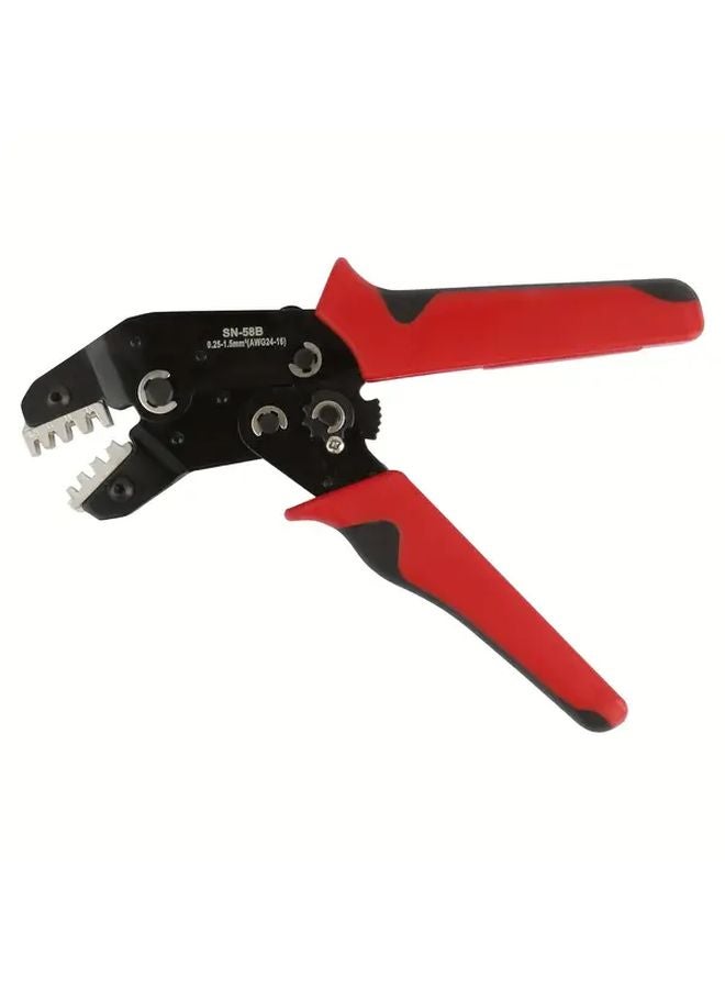 ReidEA Heavy Duty Ratchet Crimping Pliers Adjustable Force Carbon Steel Wire Crimper For SN 58 SN 68 Terminals - Image 1