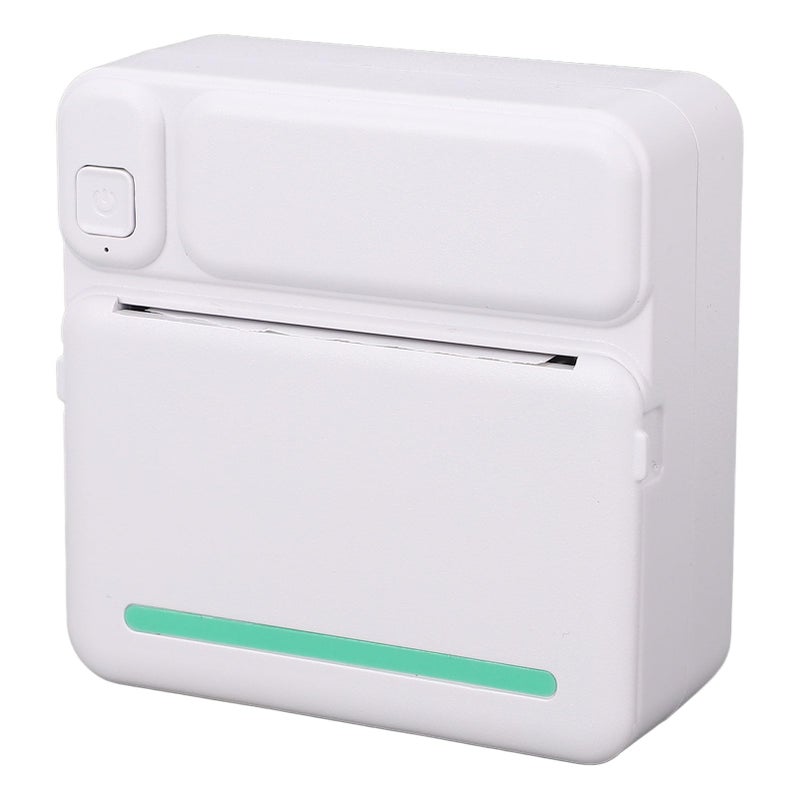 Portable Thermal Printer with 10 Rolls Self Adhesive Paper for Labels Receipts Notes - Image 2
