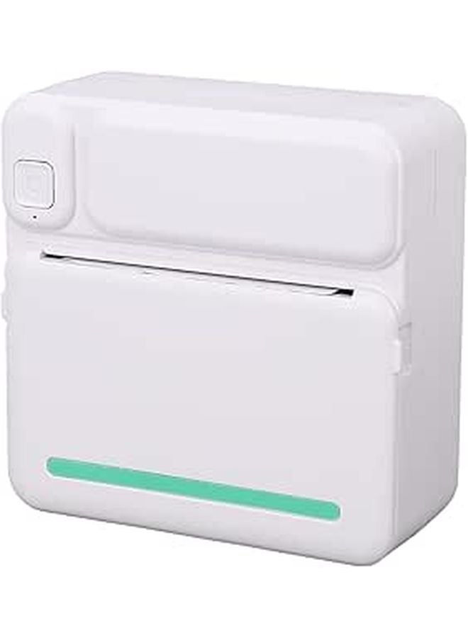 Portable Thermal Printer with 10 Rolls Self Adhesive Paper for Labels Receipts Notes - Image 1