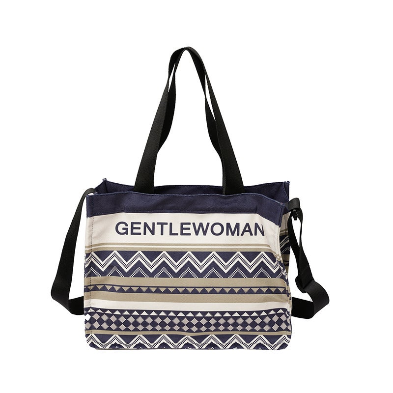 2025 Spring High Beauty Value Explosive Tote Bag Fashionable Large Capacity Canvas Handbag Commuter All-Match Women'S Shoulder Bag - Image 1