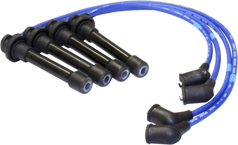 Nan NGK RC-HE76 Spark Plug Wire Set - High-Performance Silicone Ignition Wires - Image 1