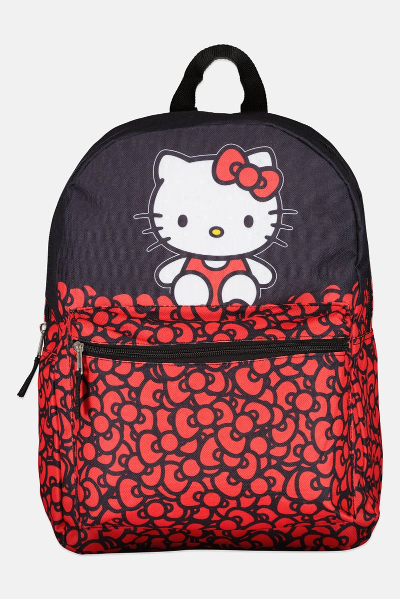 Hello Kitty Kids Girl Graphic Print Backpack, Multicolor - Image 1
