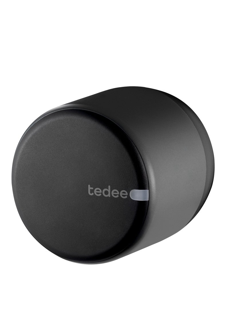 tedee - Smart Door Lock Tedee GO, Black - Keyless Entry, Easy Installation, Virtual Keys, Retrofit Over Euro Profile Cylinder - Image 1