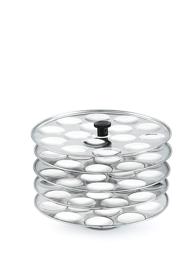 Komal Stainless Steel Idly Stand Suitable for Inner Lid Cooker,15x5 Plates,Silver - Image 1