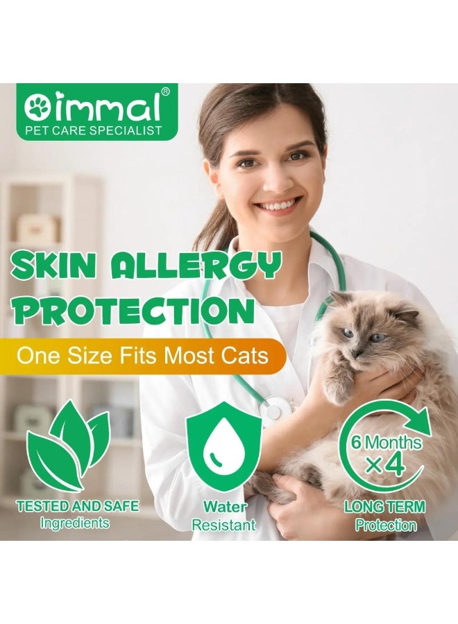 Oimmal طوق للبراغيث والقراد للقطط (4 أطواق) - Image 2