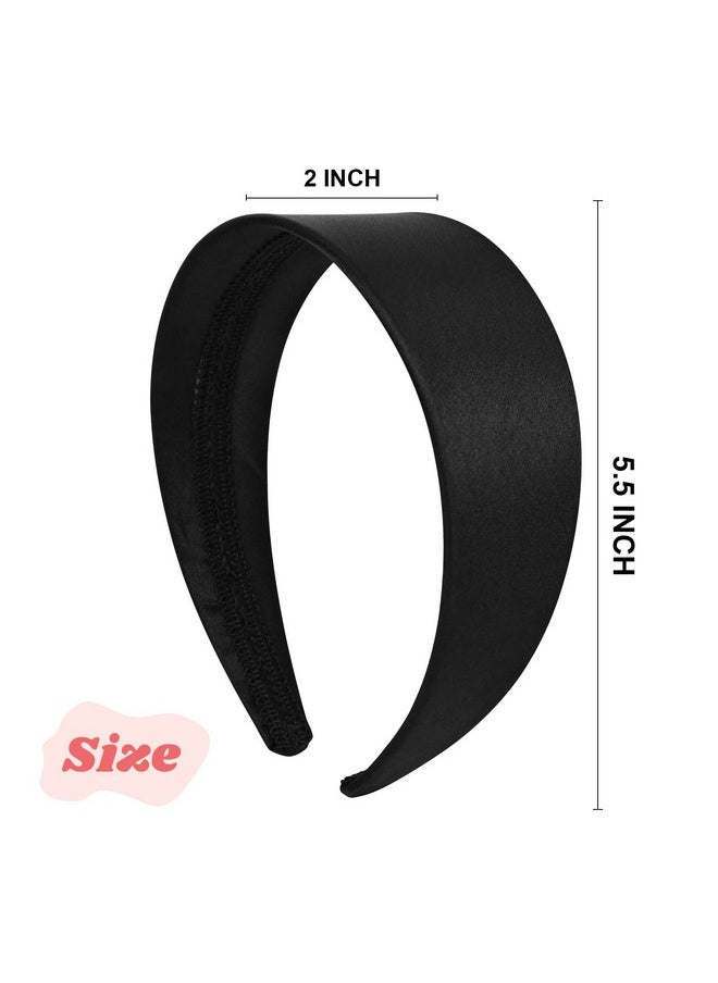 2 Inch Wide Satin Headband For Women And Girls -White/Black - pzsku/ZCE1DB8236A7EBD579F79Z/45/_/1735567100/d1d1b703-075d-4bba-9f1b-c3240761db28