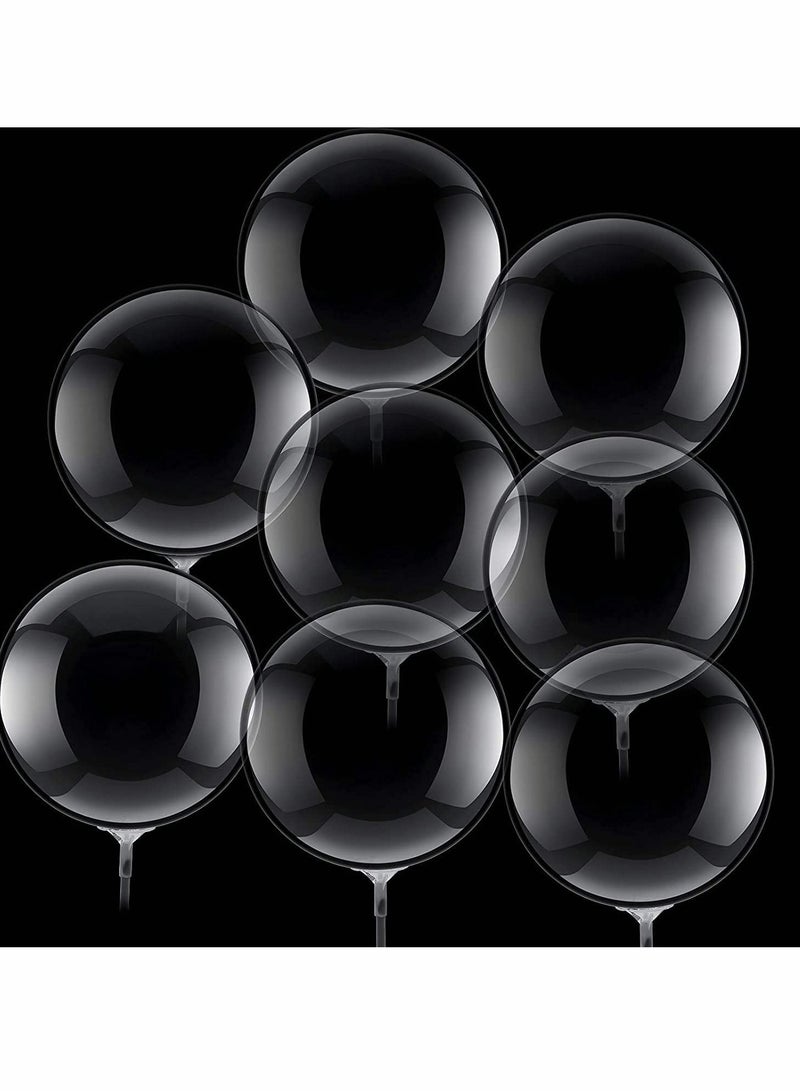 30 Pieces Of Transparent Bobo Balloons, Bubble Balloons Are Suitable For Birthday Parties, Houses Wedding Anniversary, Indoor And Outdoor (25.4 Cm)