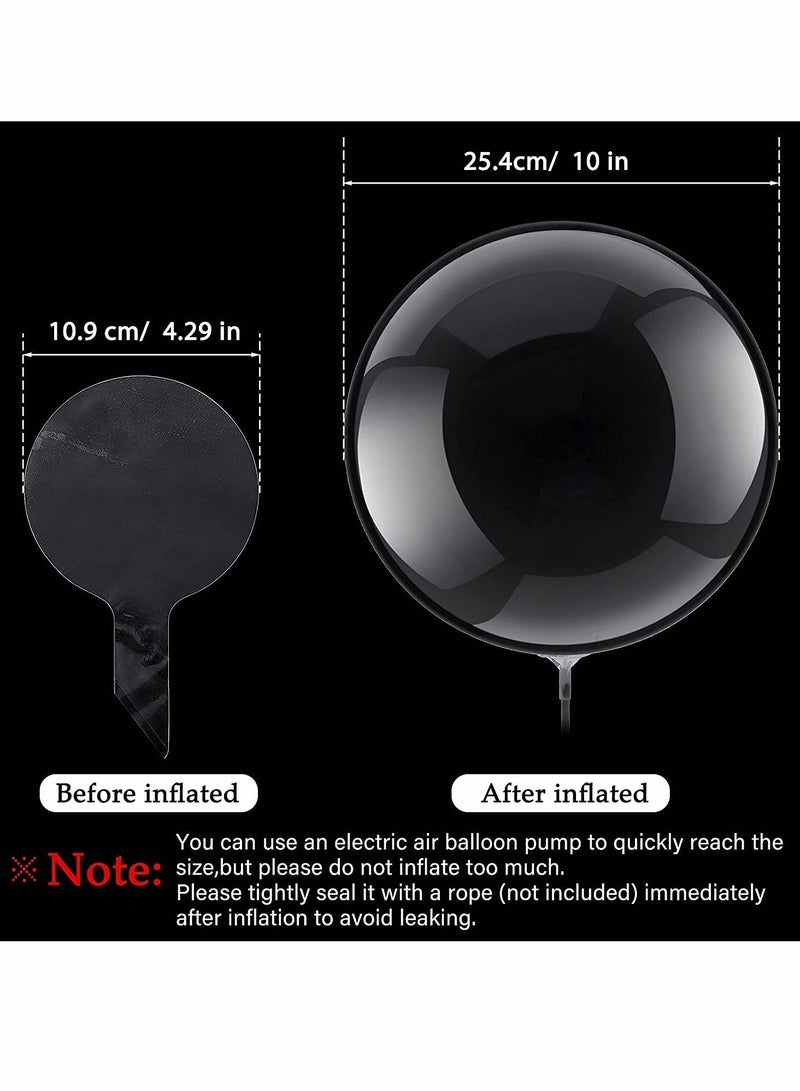 30 Pieces Of Transparent Bobo Balloons, Bubble Balloons Are Suitable For Birthday Parties, Houses Wedding Anniversary, Indoor And Outdoor (25.4 Cm)