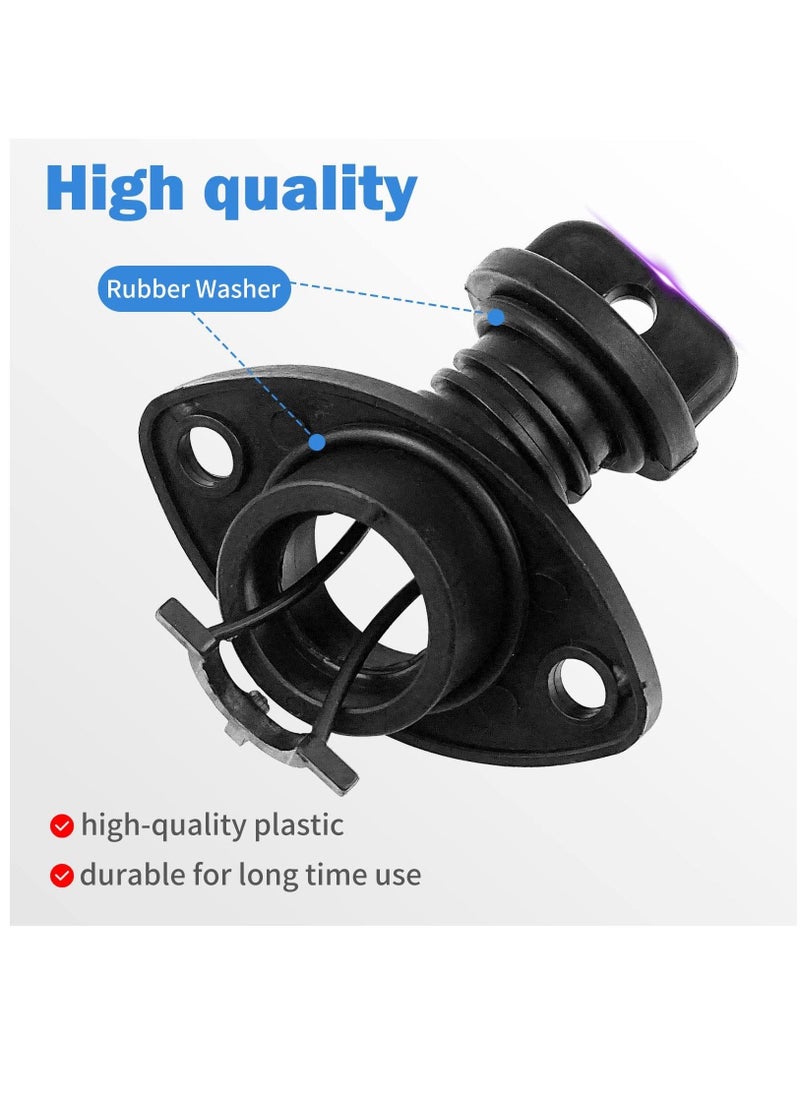 Kayak Drain Plug Kit Boat Scupper Plugs Thread Bung for Kayak Canoe Boat with Screws Hardware, Drain Stoppers Fits Most Kayak Canoe - Image 4