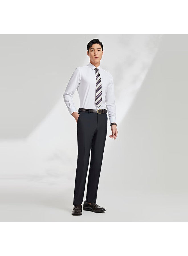 YOUNGOR Yagelor spring And Autumn Business Casual Xinjiang Pure Cotton Long-sleeved Shirt Men Easy To Care For White 40 - Image 1