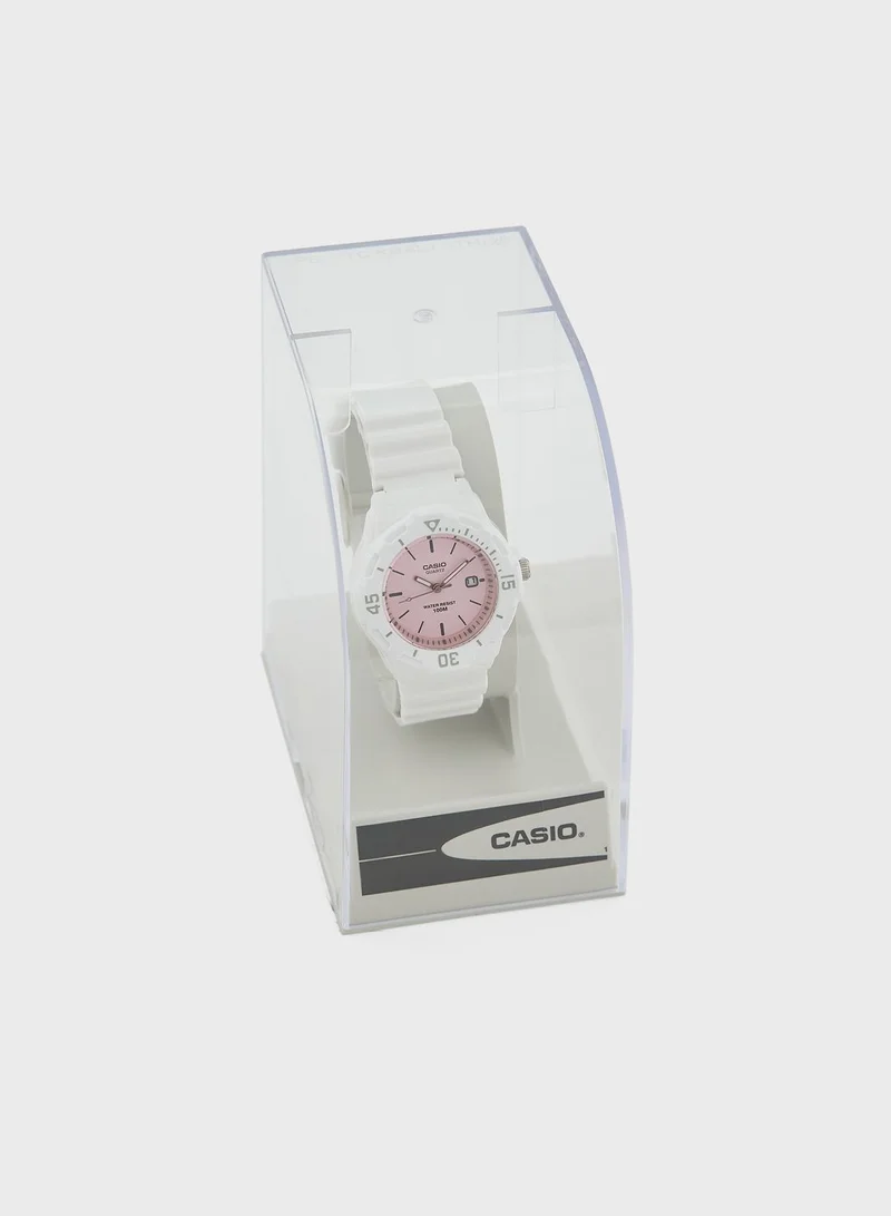 CASIO Pu Strap Analog Watch